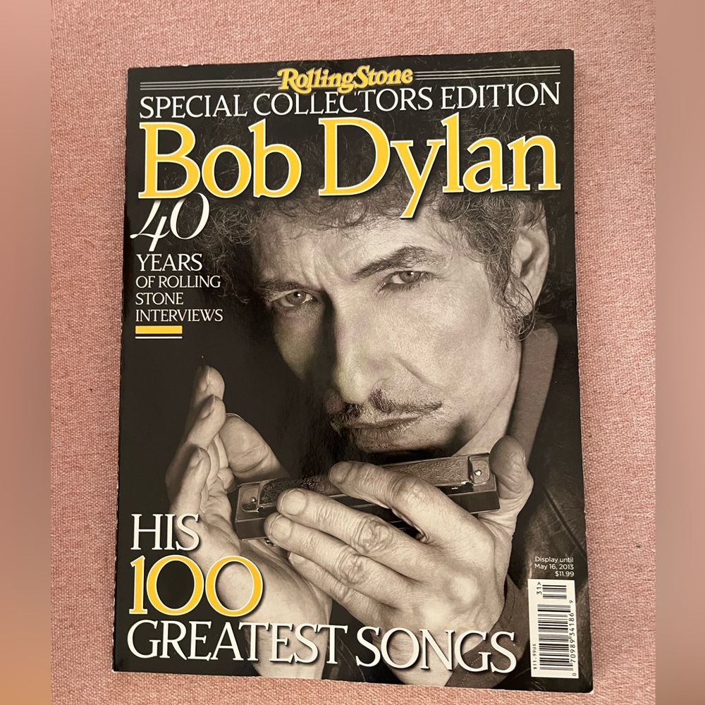 Bob Dylan RS Collectors Edition Magazine